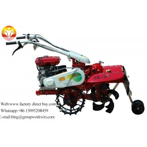 automatic hand push soil ditching trenching machine for sugarcane ginger green onion