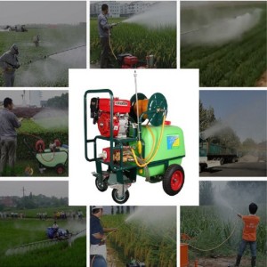 Hand push agricultural insecticide spraying machine